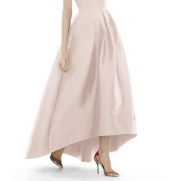 Alfred Sung Blush Strapless High/Low Ballgown D699S - Picture 2 of 4